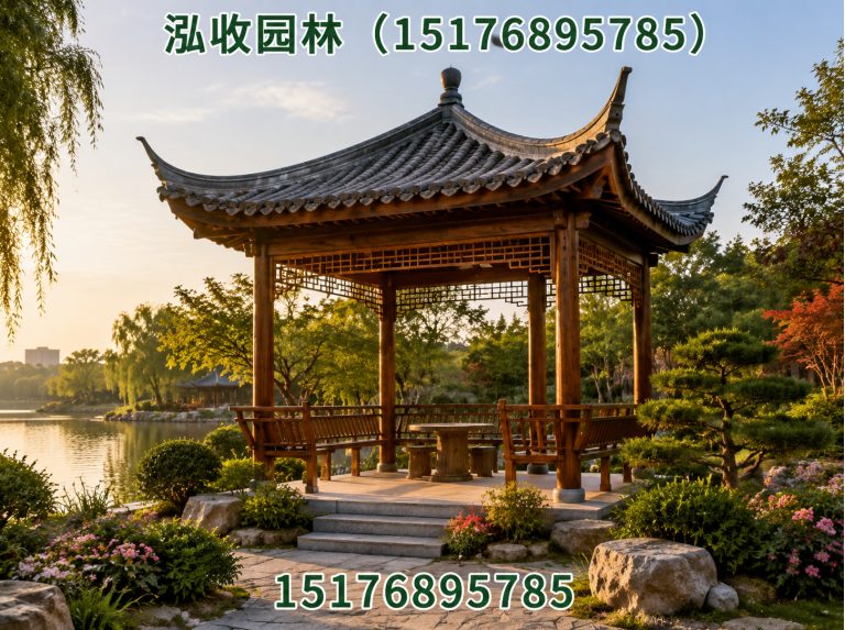 琼海防腐木展示图